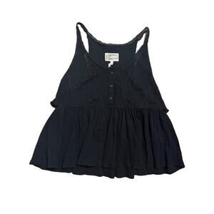 Current Elliott Lace & Ruffles Tank Womens S3/Large Babydoll Boho‎ Western Y2K